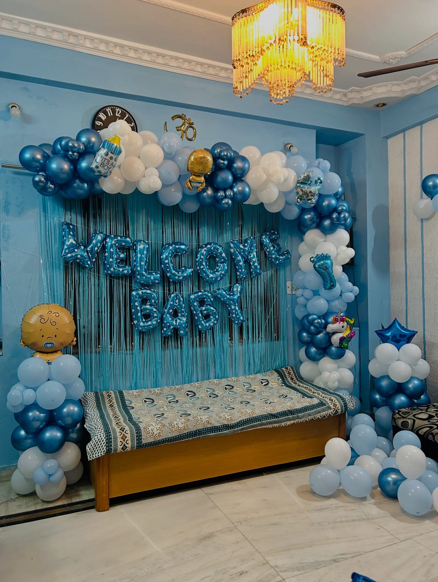 Welcome baby decoration at home in Lahore