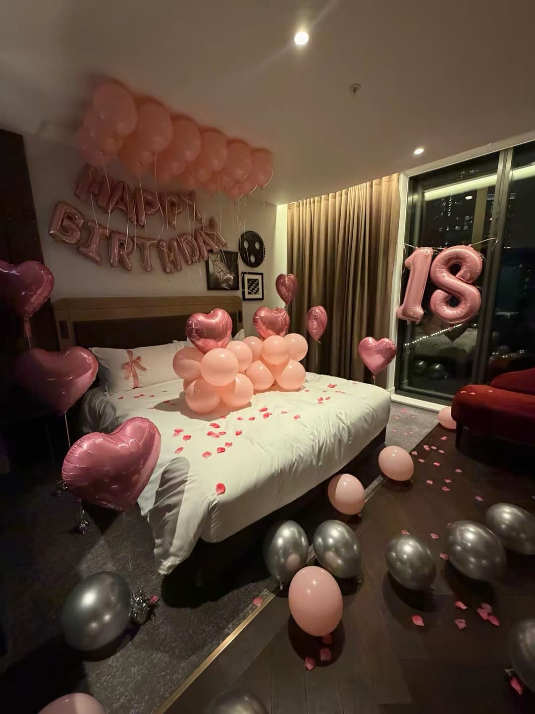 Romantic Birthday Room Decoration Lahore
