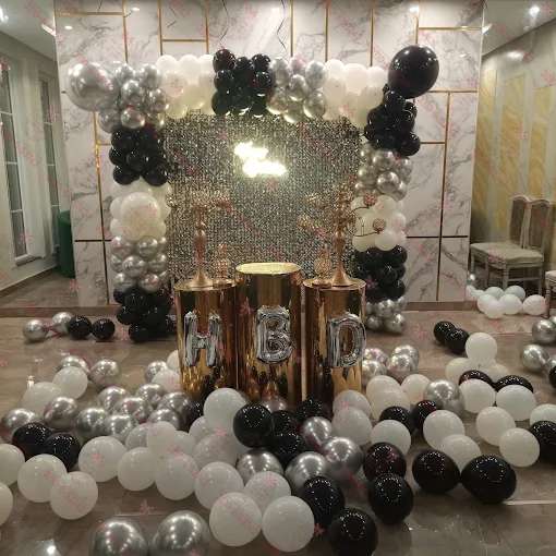 Blue White Ombre Balloon Event Decor Lahore