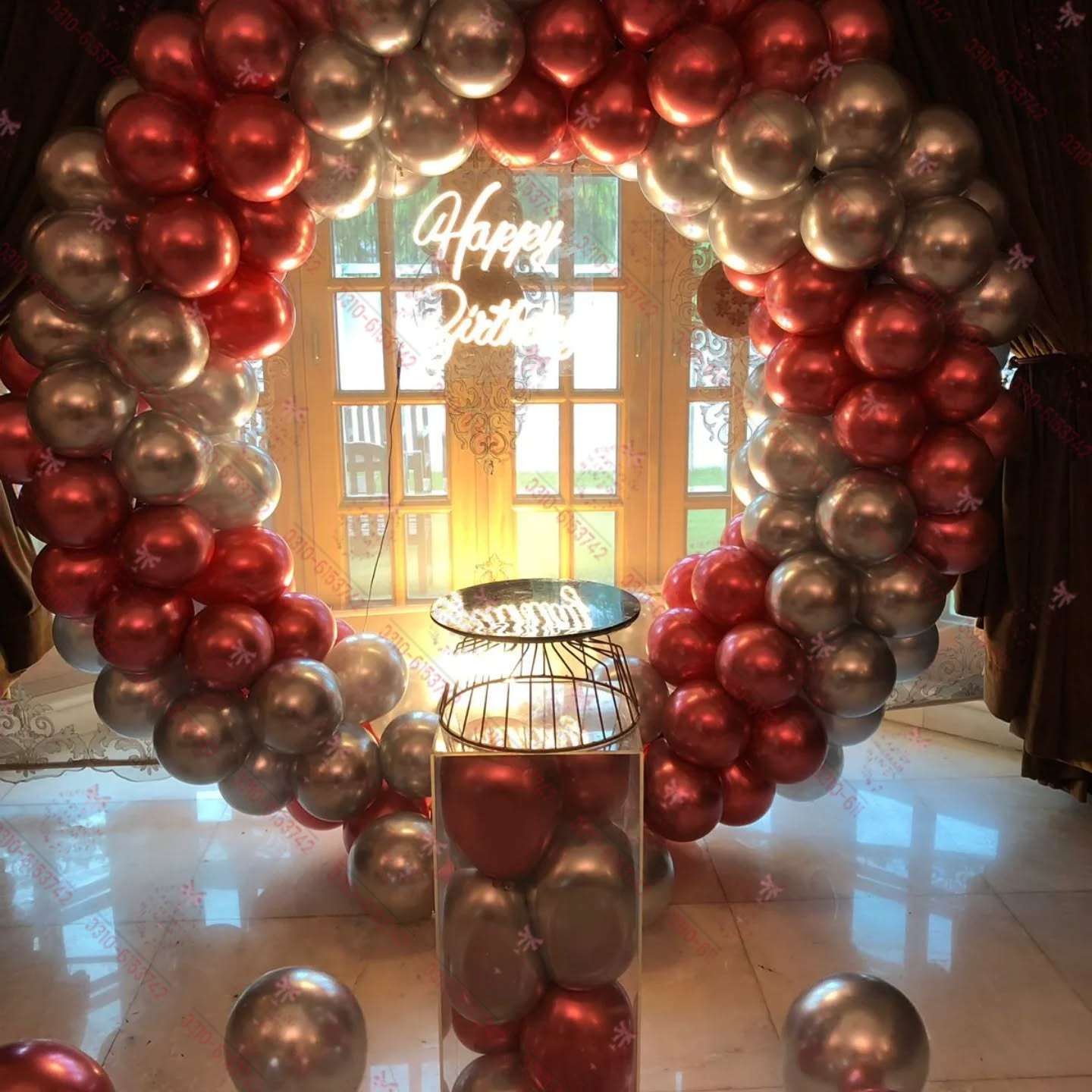 Pink Red Balloon Event Decor Lahore