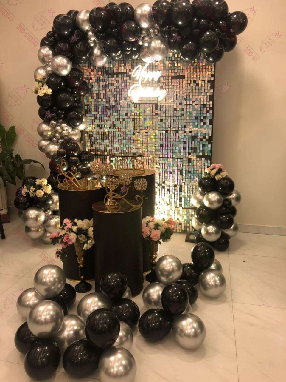 Romantic Heart Birthday Party Decorations Lahore