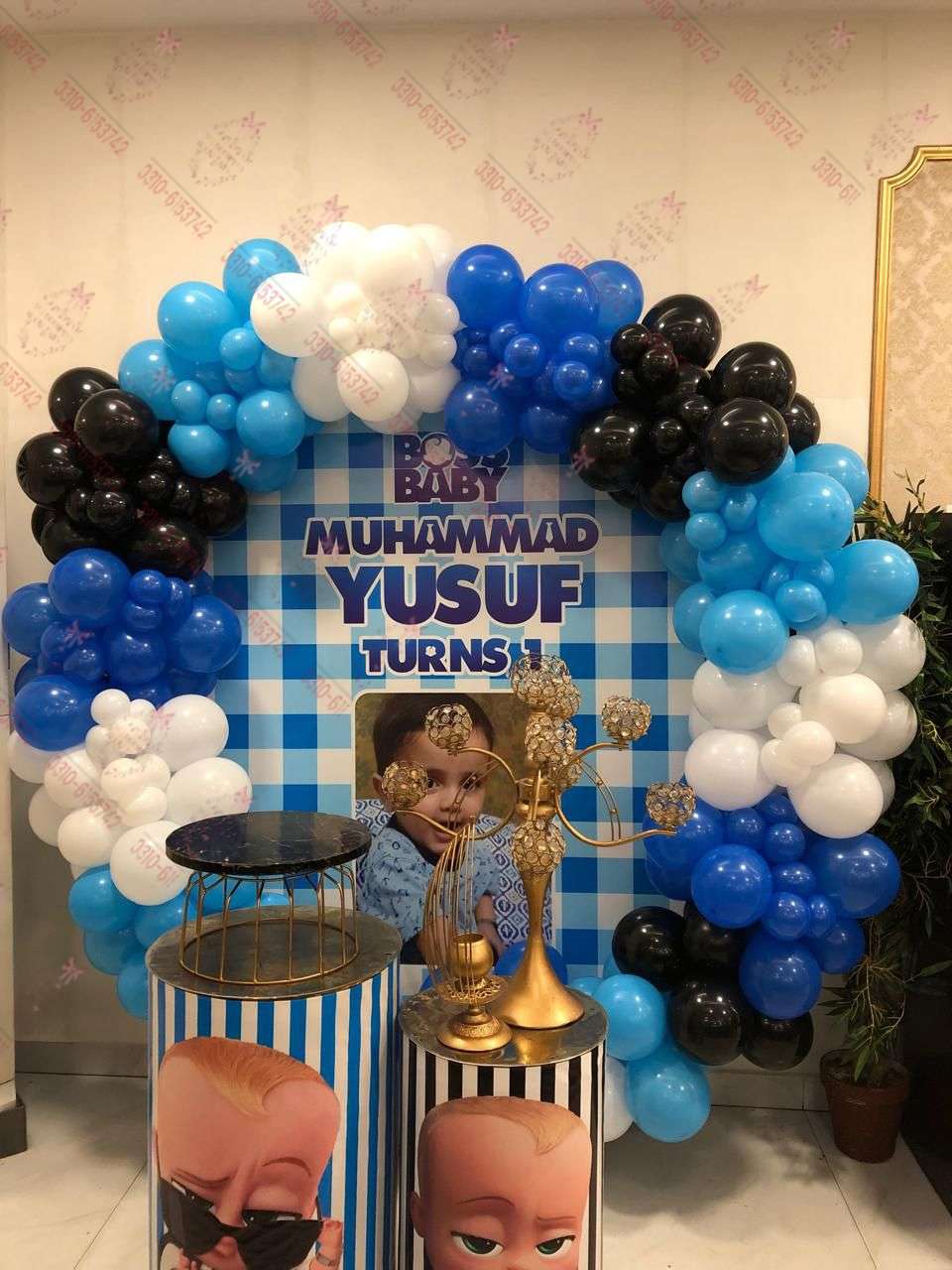 Kids Birthday Boss Baby Party Setup Lahore