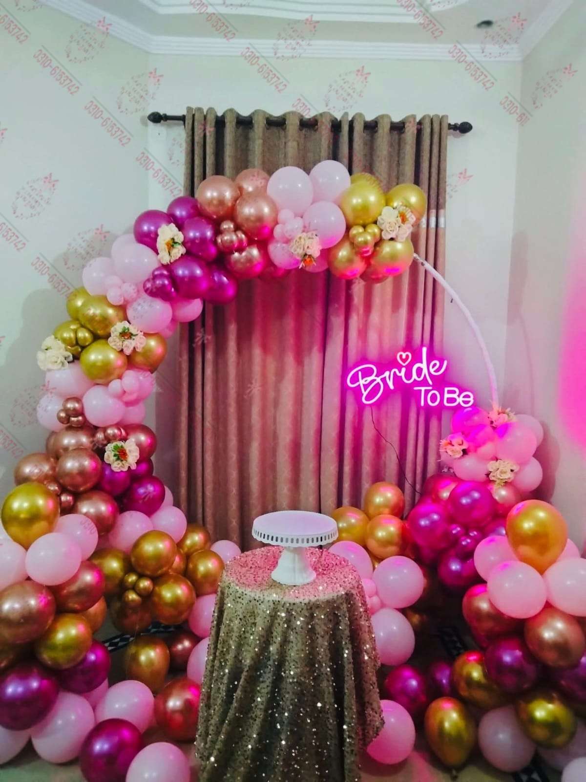 Bride to Be Decorations Setup Lahore