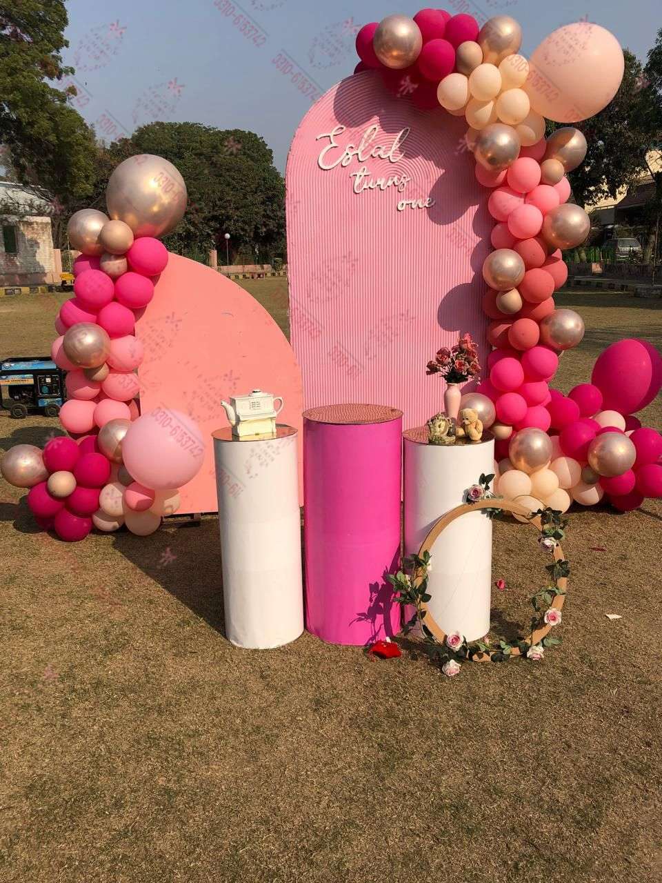 Minimal Balloon Bride to Be Decor Lahore