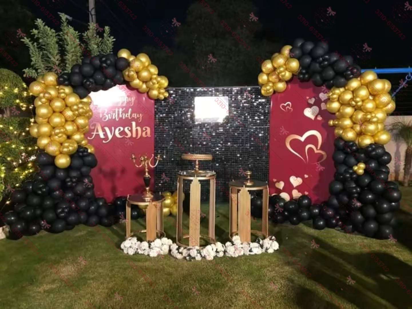 Engagement Event Female Birthday Decor Lahore