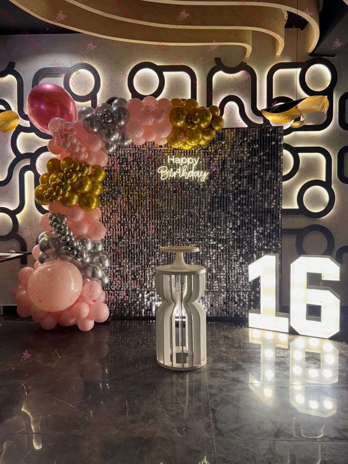 Red Teacup Female Birthday Decor Lahore