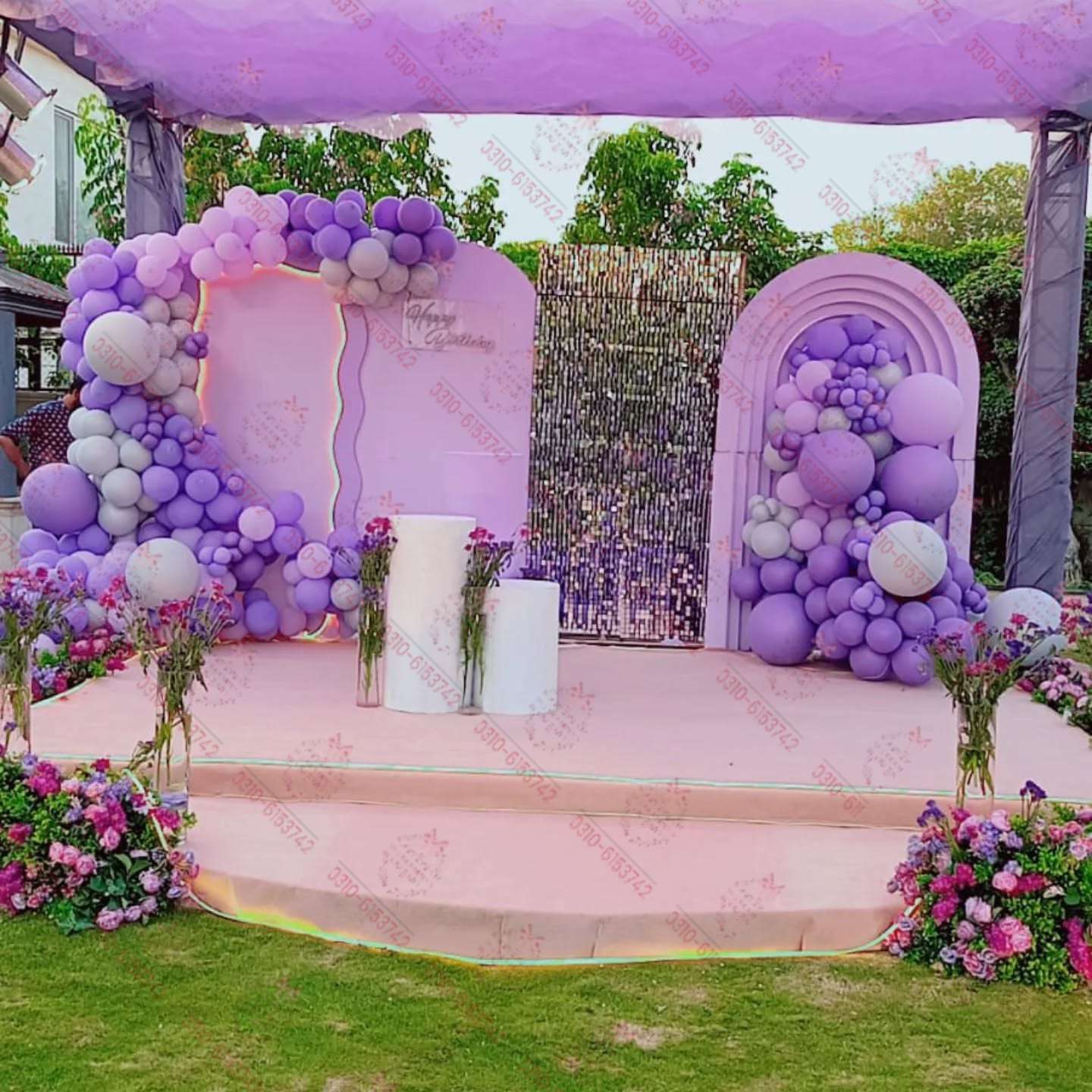 High End Royal Female Birthday Decor Lahore