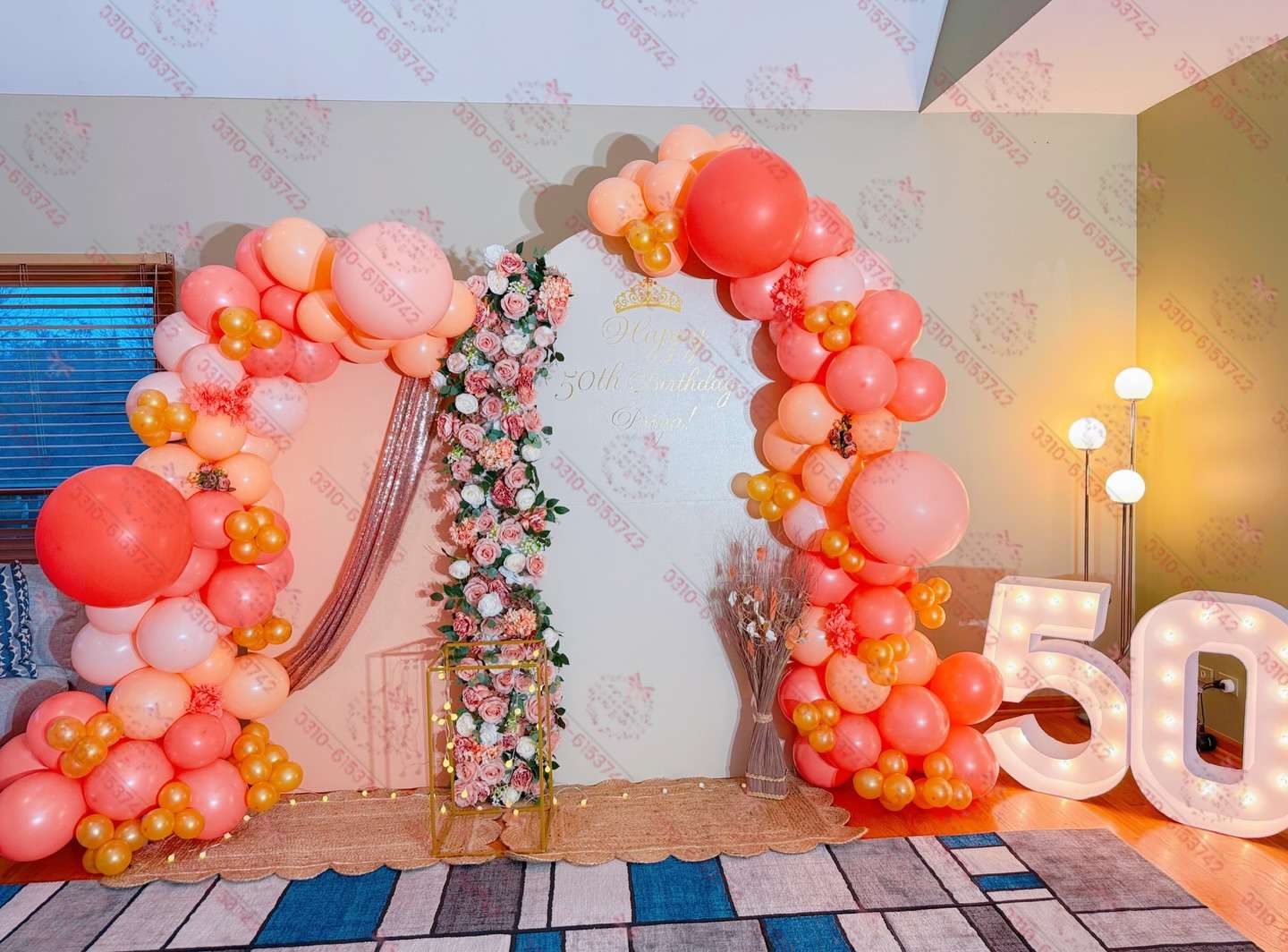 Indoor Anniversary Female Birthday Decor Lahore