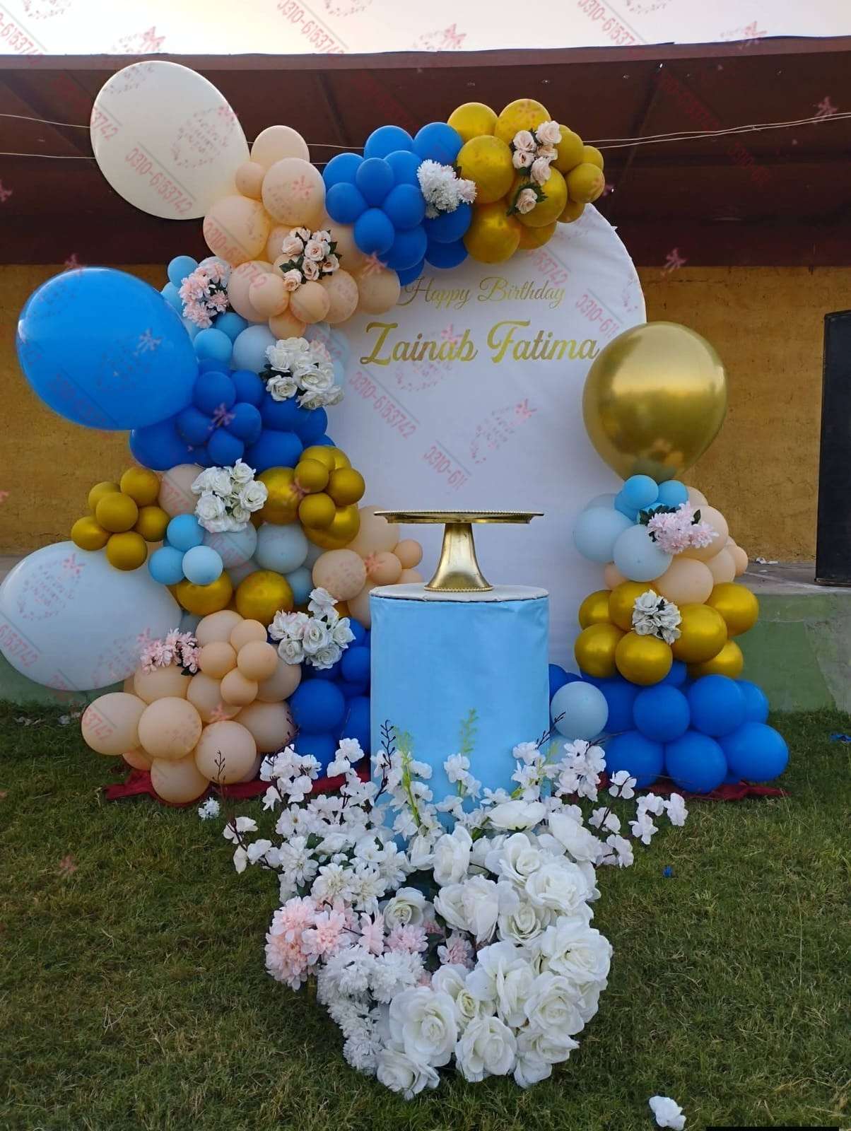 Birthday Theme Floral Event Decor Lahore