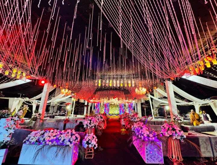 Desi Style Birthday Floral Decor Lahore