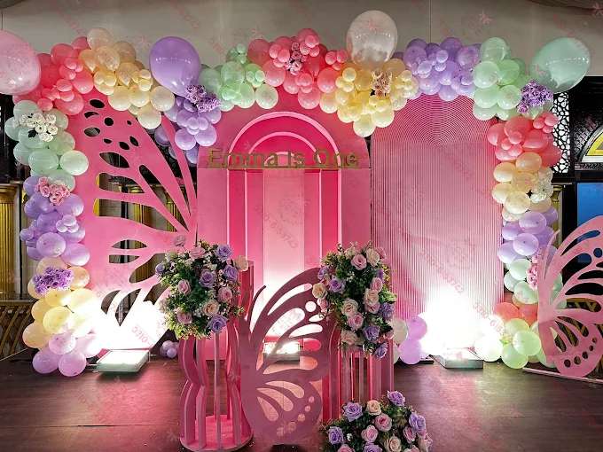 Romantic Birthday Floral Decor Lahore