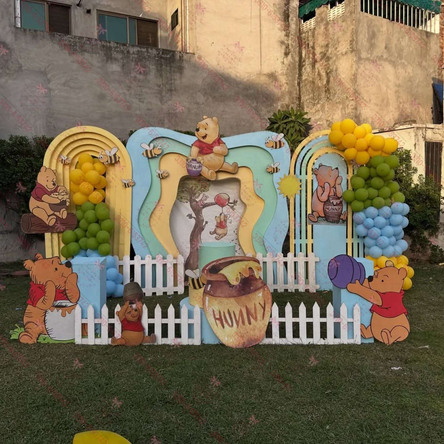 Honey Jungle Safari Birthday Decor Lahore