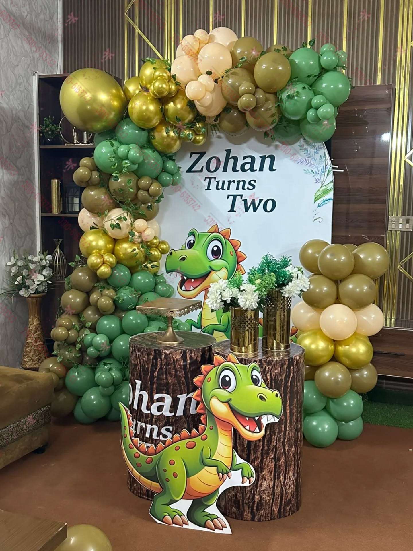 Indoor Jungle Animal Birthday Decor Lahore