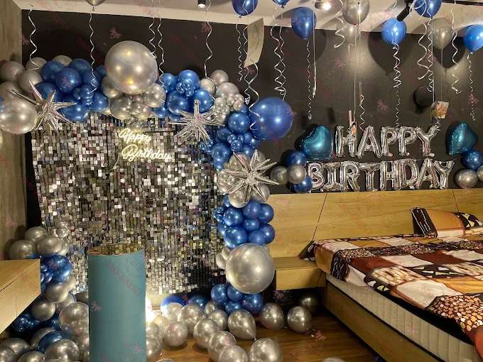 Indoor Birthday Decor Setup Lahore
