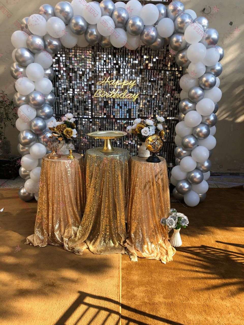 Love Themed Birthday Decor Lahore