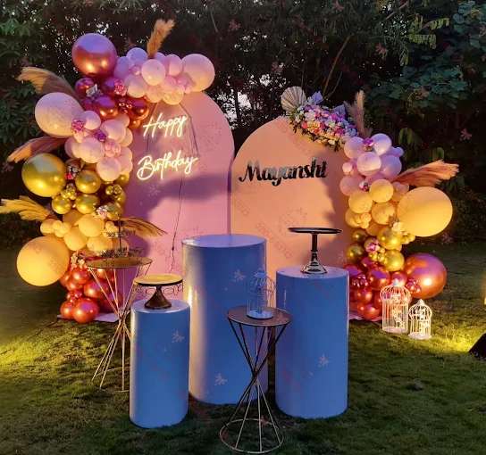 Outdoor Kids Birthday Decor Lahore
