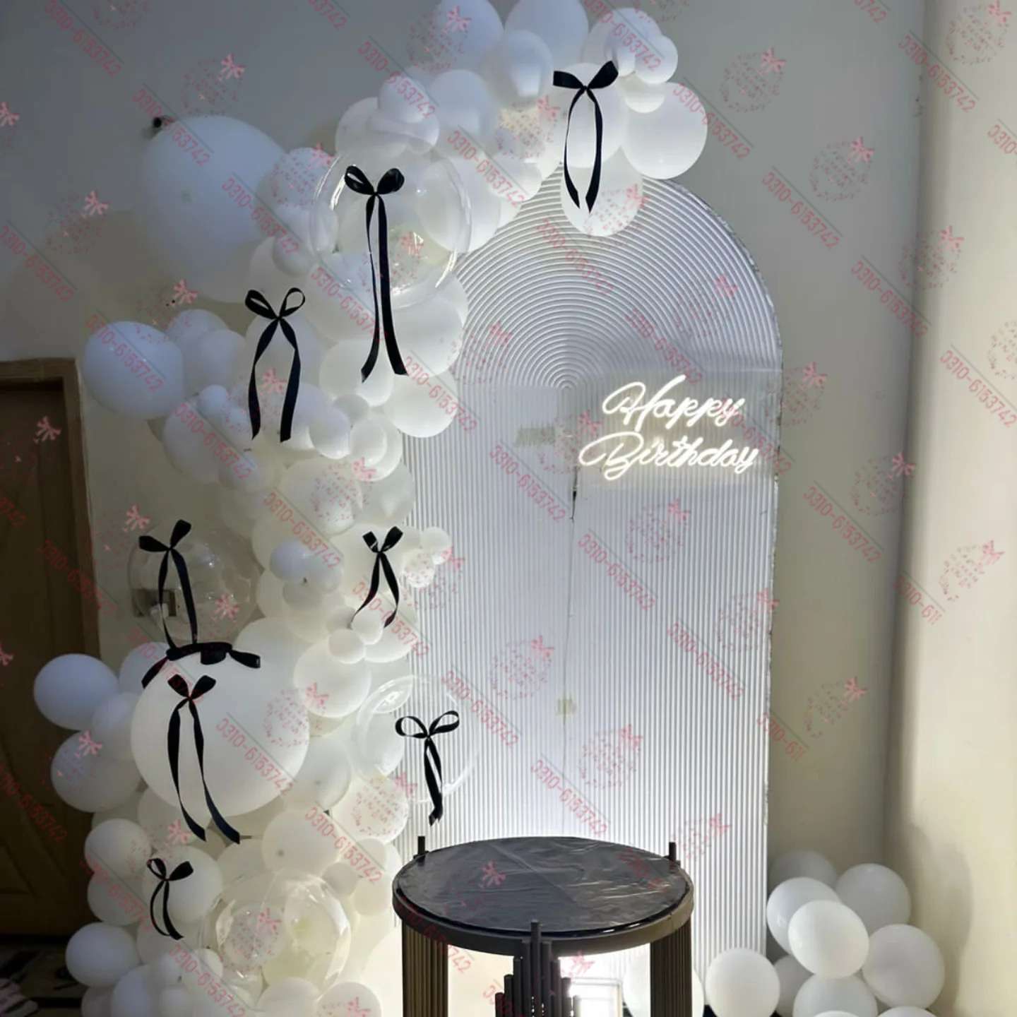 Heart Shaped Male Birthday Decor Lahore
