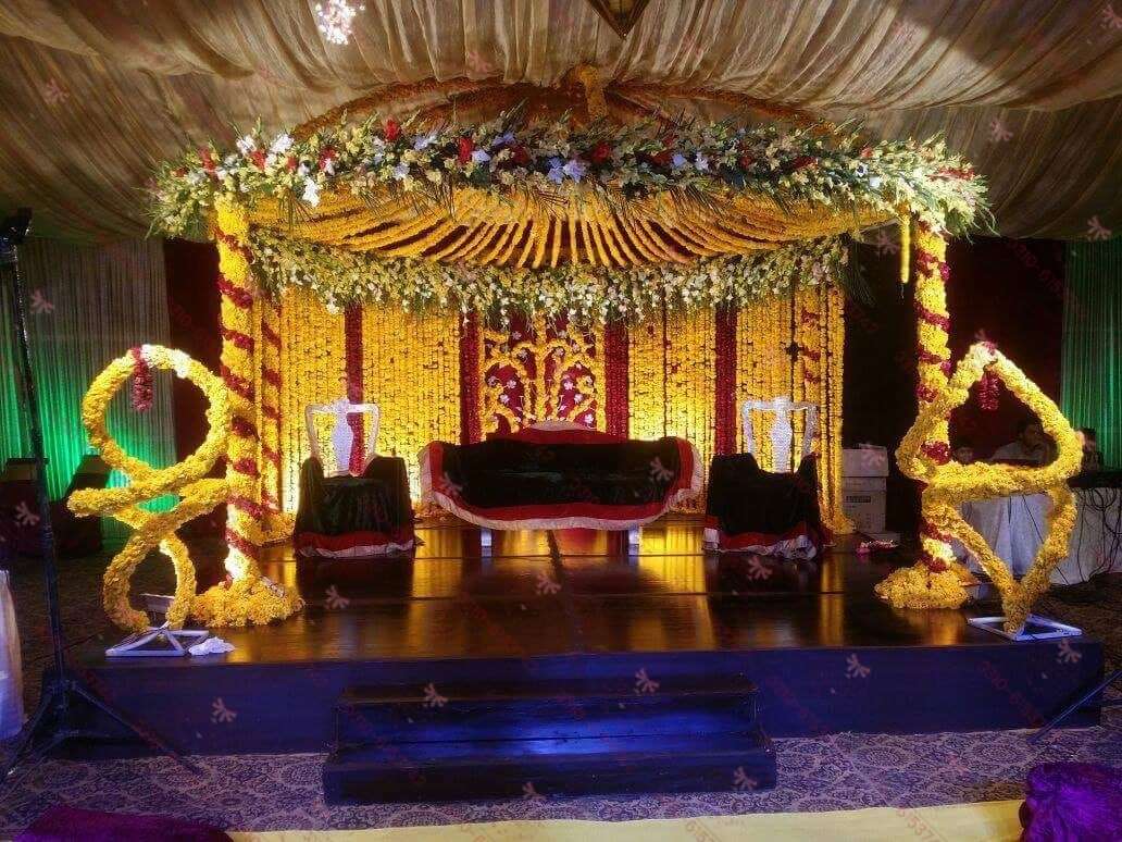 Dholki Stage Mehndi Decor Lahore