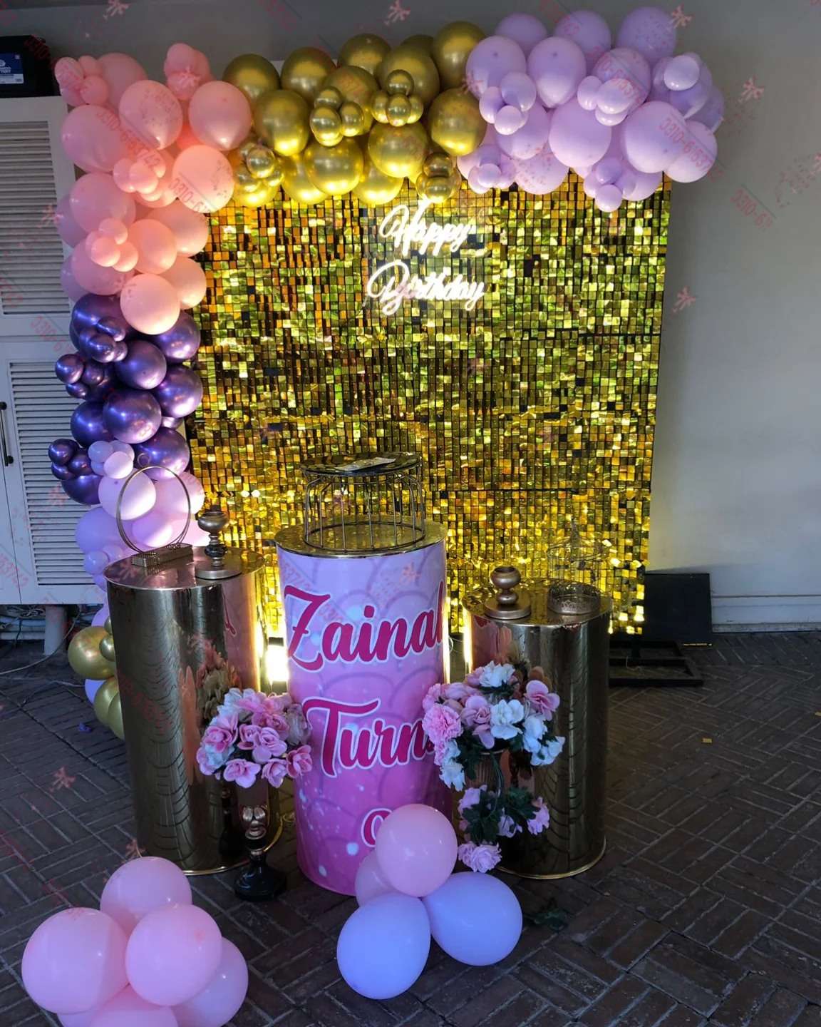 Pink Butterfly Birthday Decor Lahore