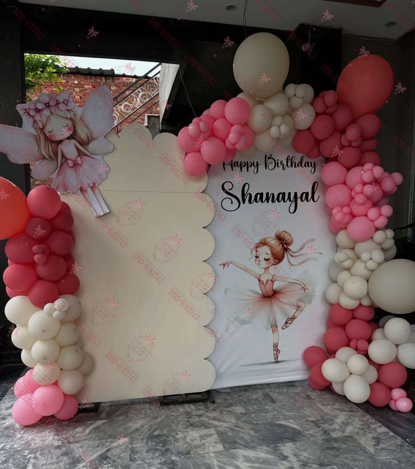 Elegant Baby Girl Birthday Decor Lahore