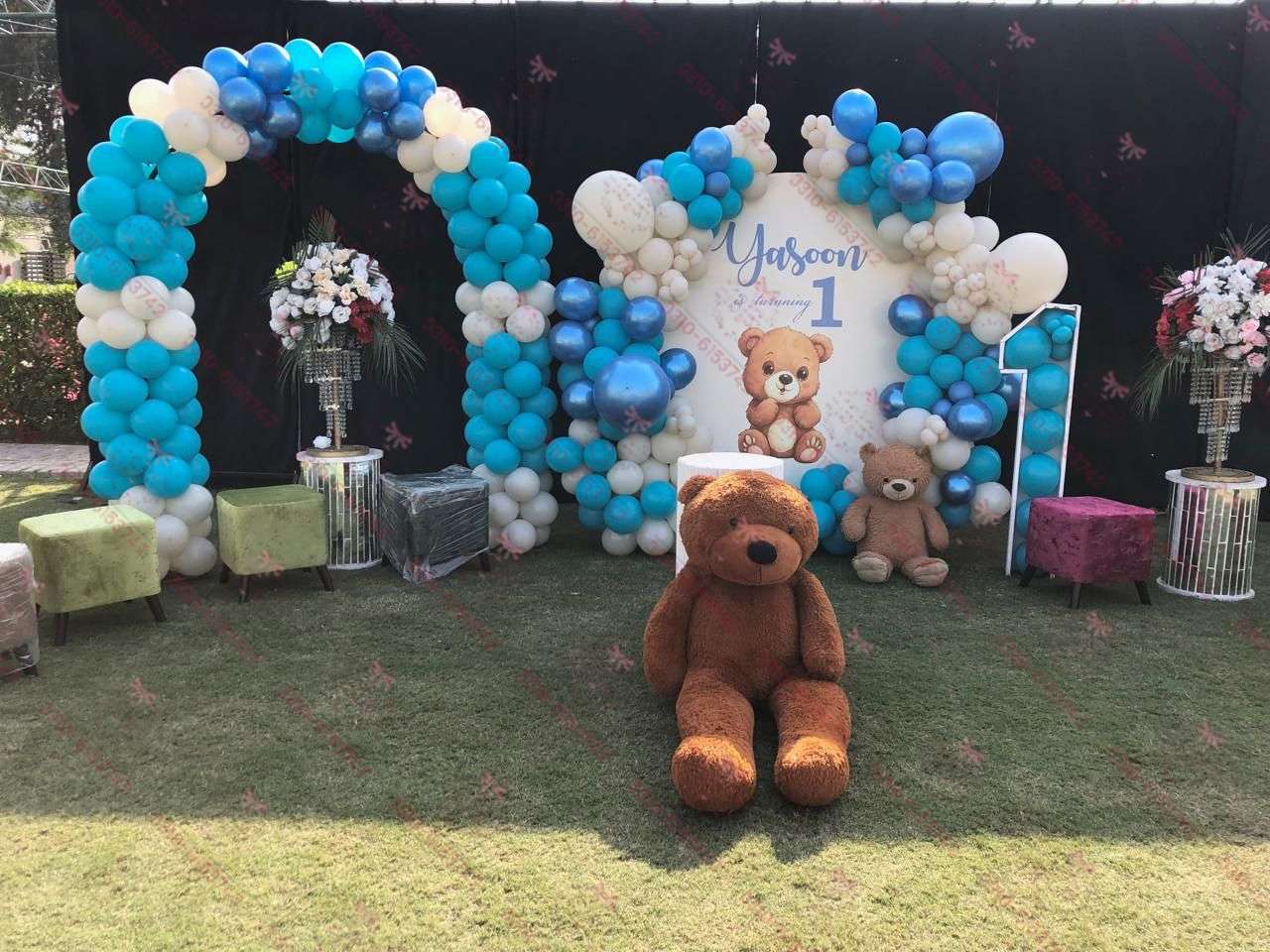 Teddy Bear Kids Birthday Decor Design Lahore