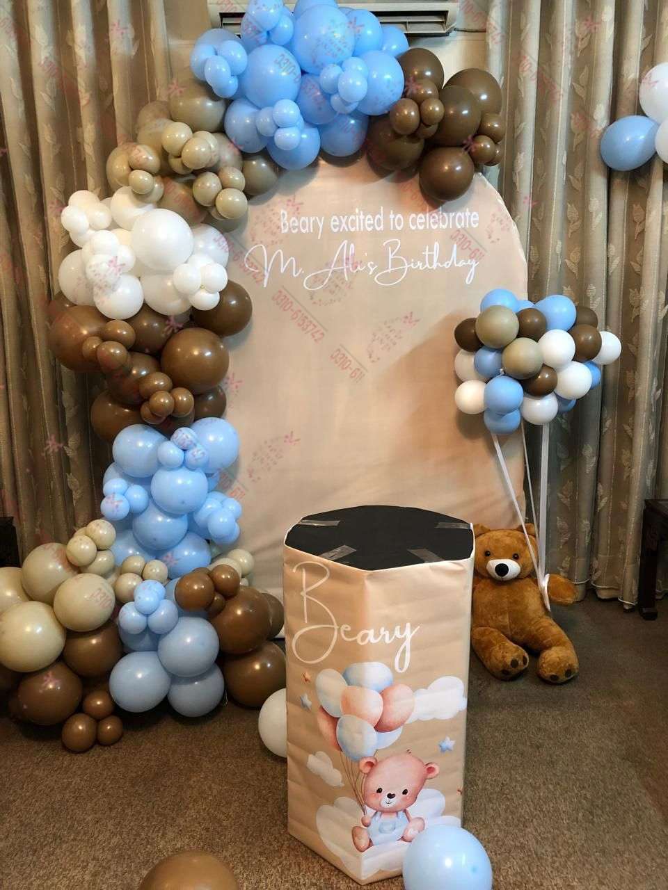 Teddy Bear Theme Birthday Decor Lahore