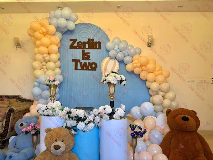 Turn Two Teddy Bear Birthday Decor Lahore