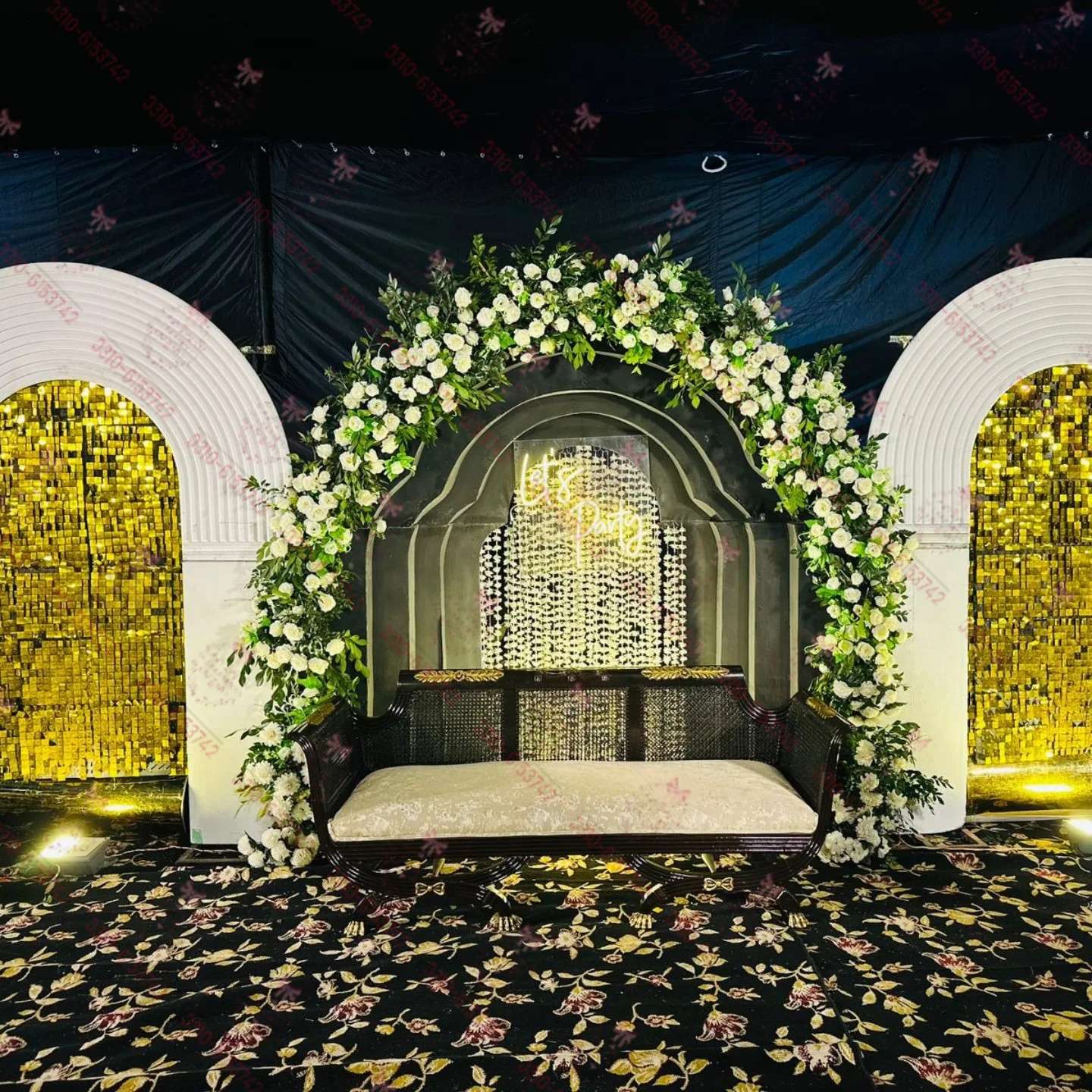 Floral Wedding Table Decor Lahore