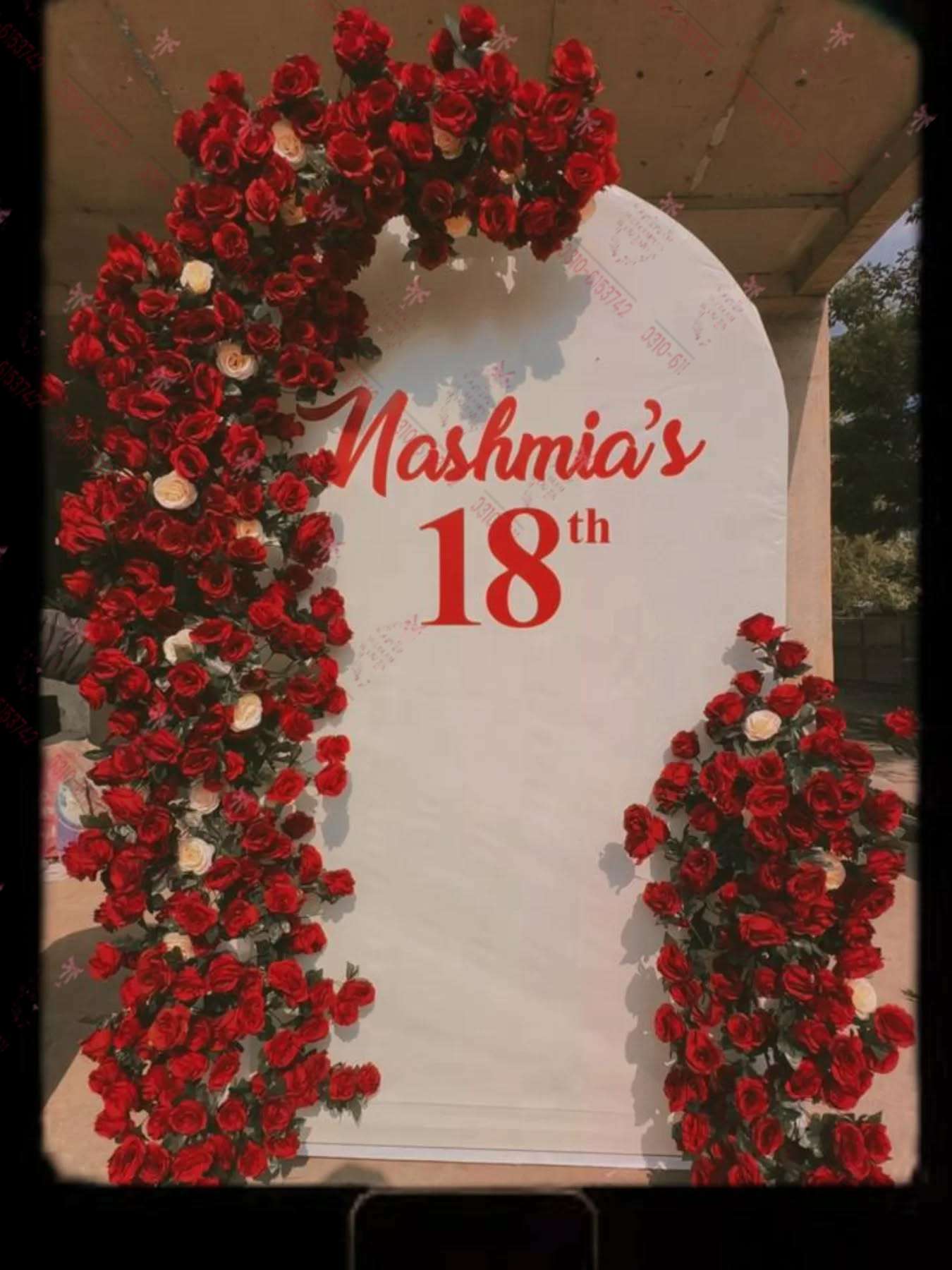 Anniversary Floral Decor Theme Lahore
