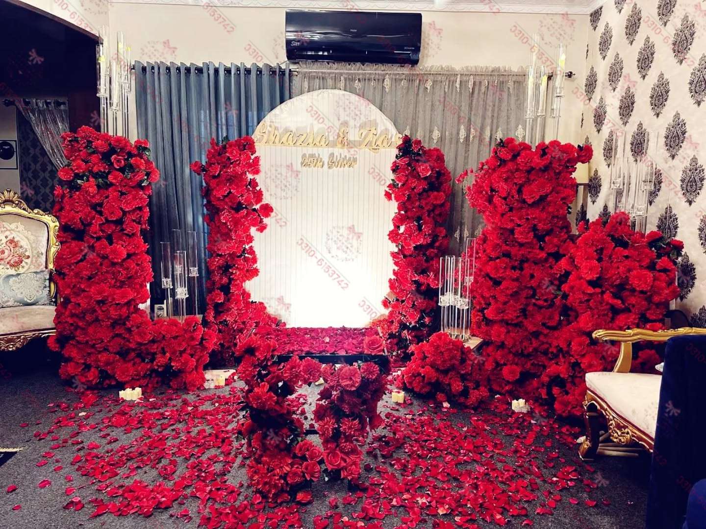 Luxury Anniversary Event Decor Setup Lahore