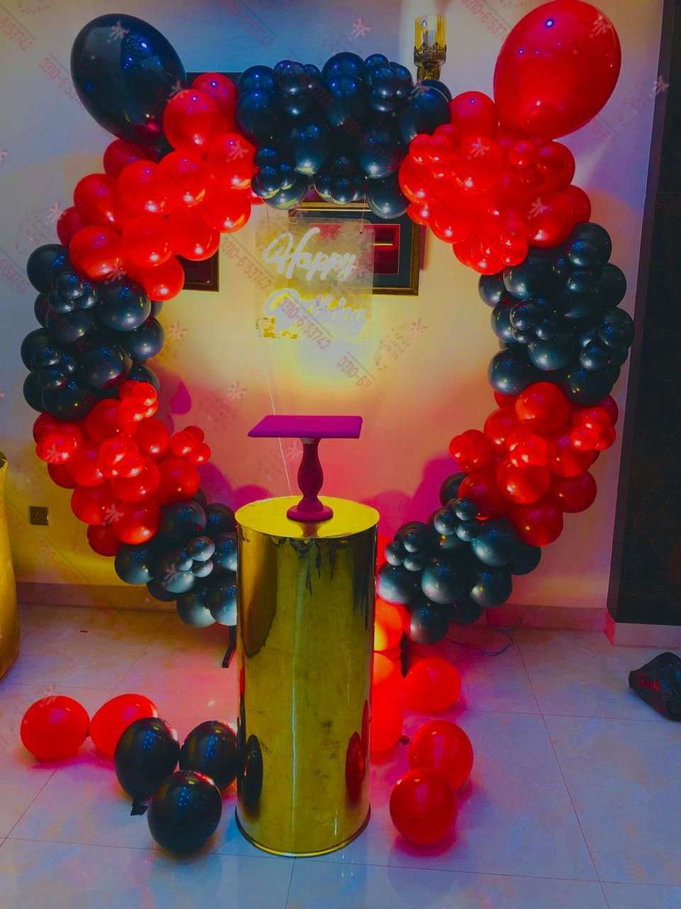 Romantic Pink Anniversary Decor Lahore