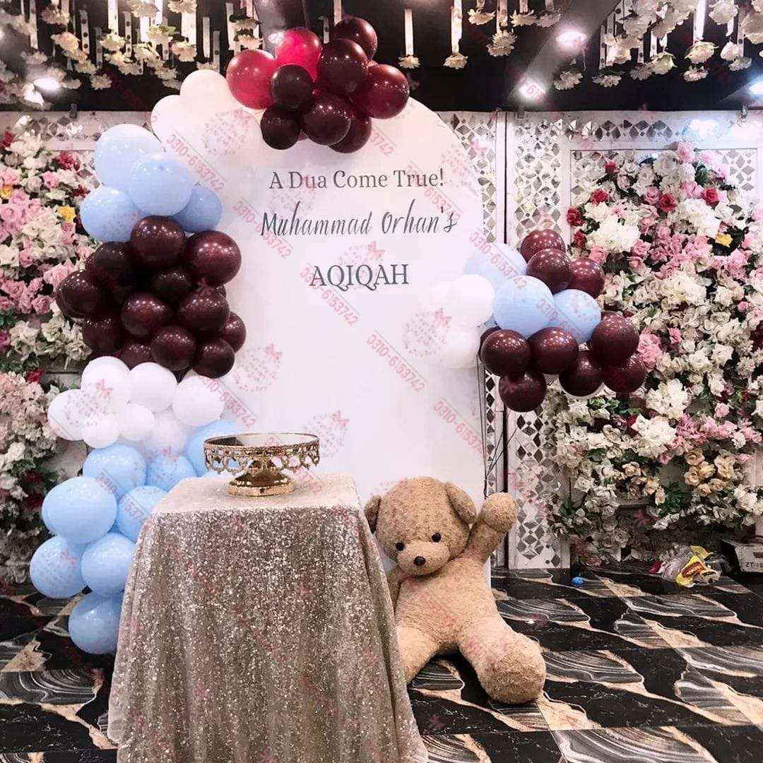 Aqiqah Theme Decor Setup Lahore