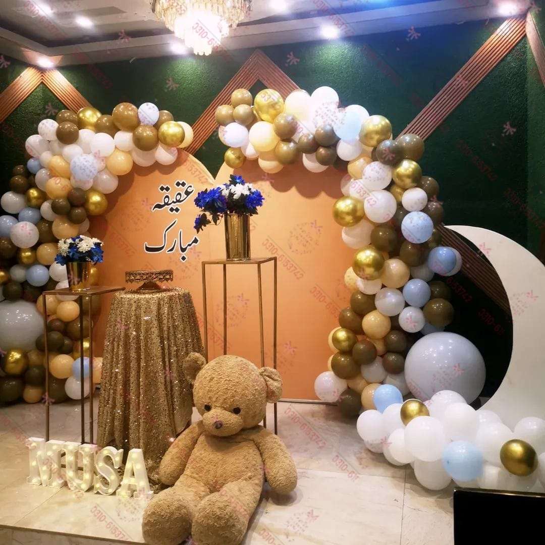 Aqiqah Theme Table Decor Setup Lahore