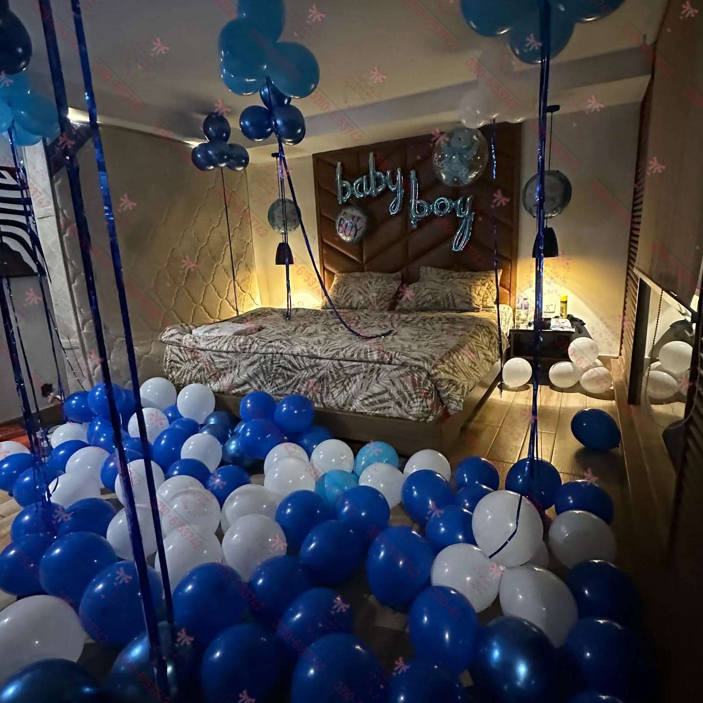 Baby Boy Birthday Decor Setup Lahore