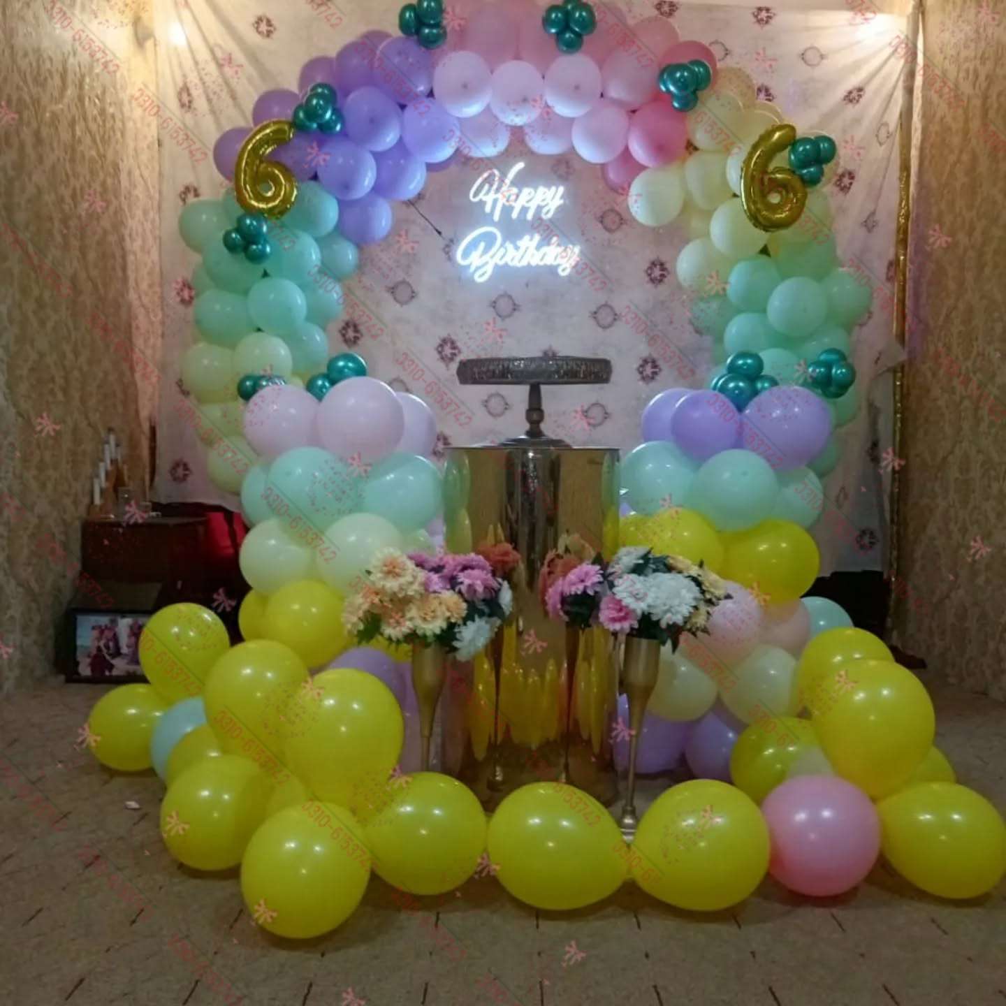 Baby Boy Cake Table Decor Lahore