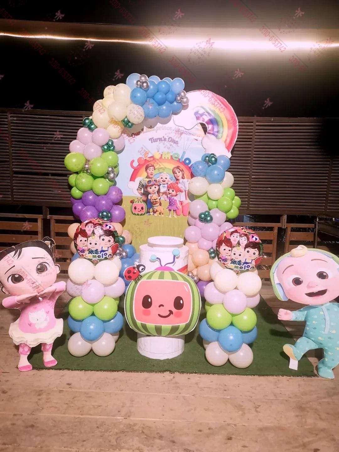 Cocomelon Theme Baby Boy Birthday Event Decor Lahore