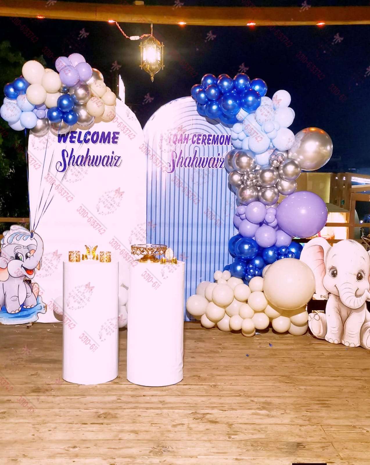 Baby Girl Animals Theme Decor Setup Lahore