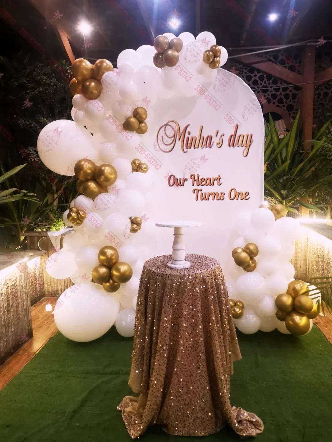 Baby Turn One Theme Decor Setup Lahore