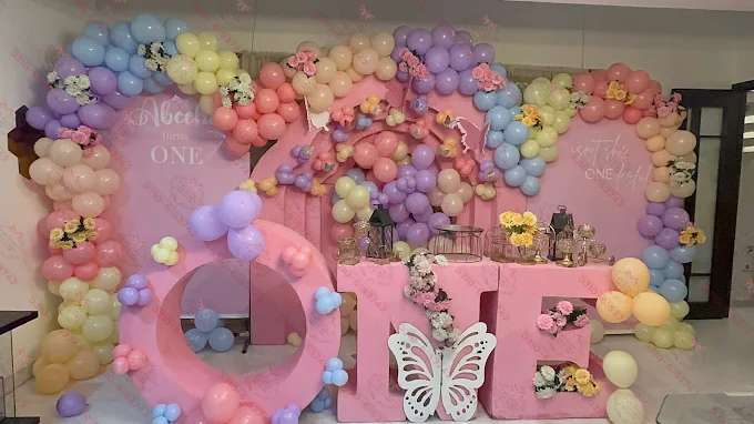 Colorful Kids Party Baby Girl Birthday Decor Lahore