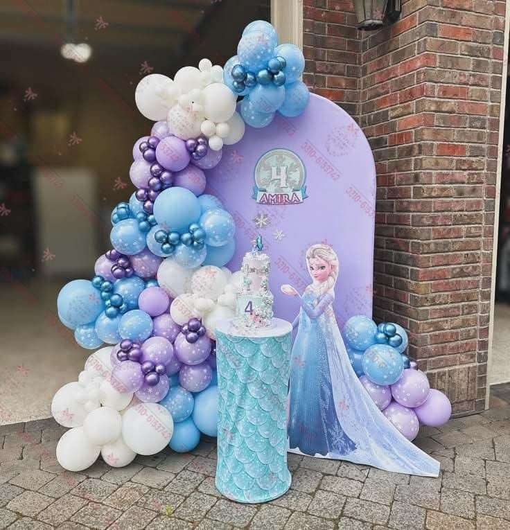 Frozen Theme Baby Girl Birthday Decor Lahore