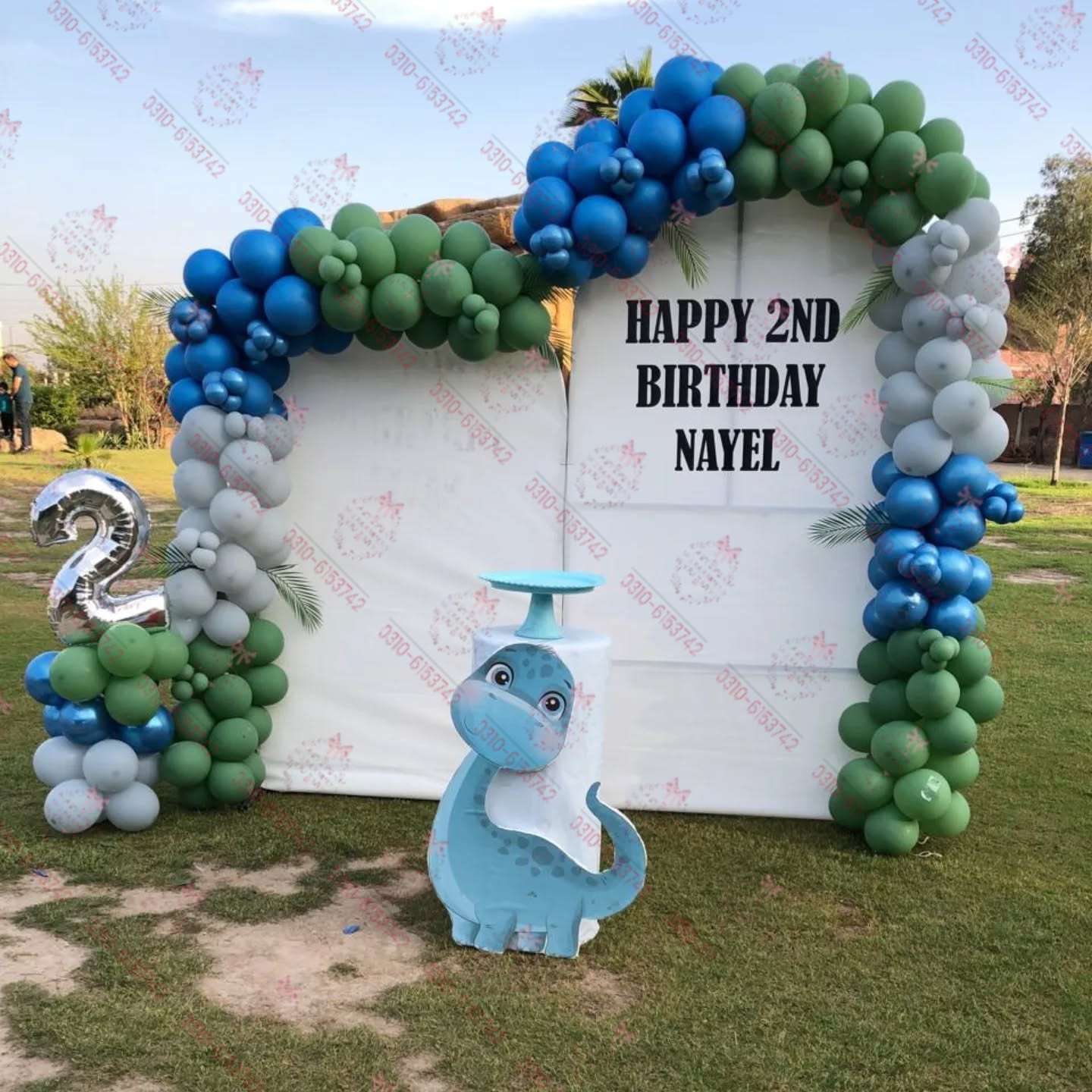 Outdoor Baby Girl Birthday Event Decor Lahore