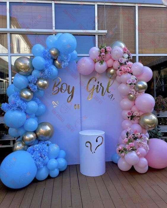 Blue White Ombre Baby Shower Decor Lahore