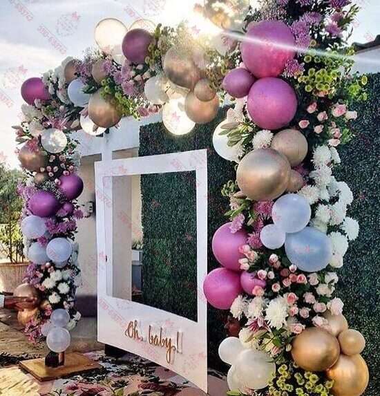 Baby Shower Pink Heart Decor Lahore