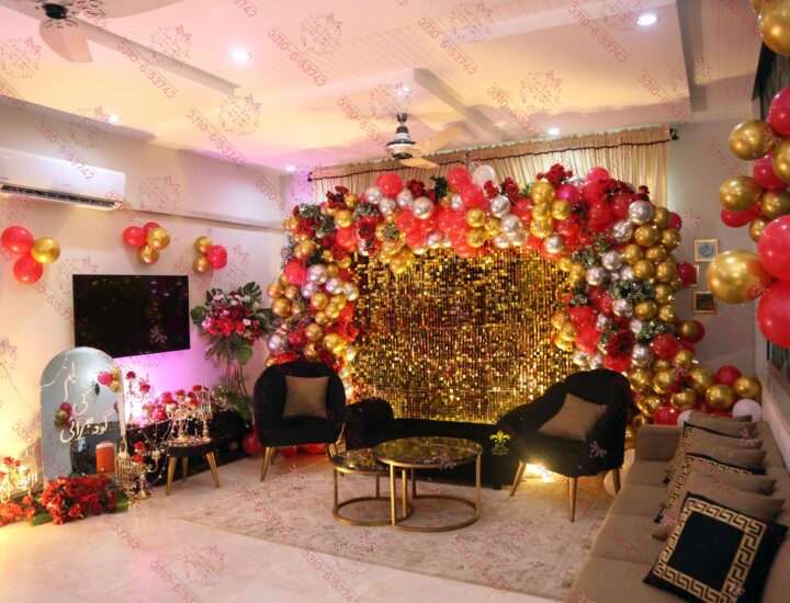 Intimate Baby Shower Decor Lahore