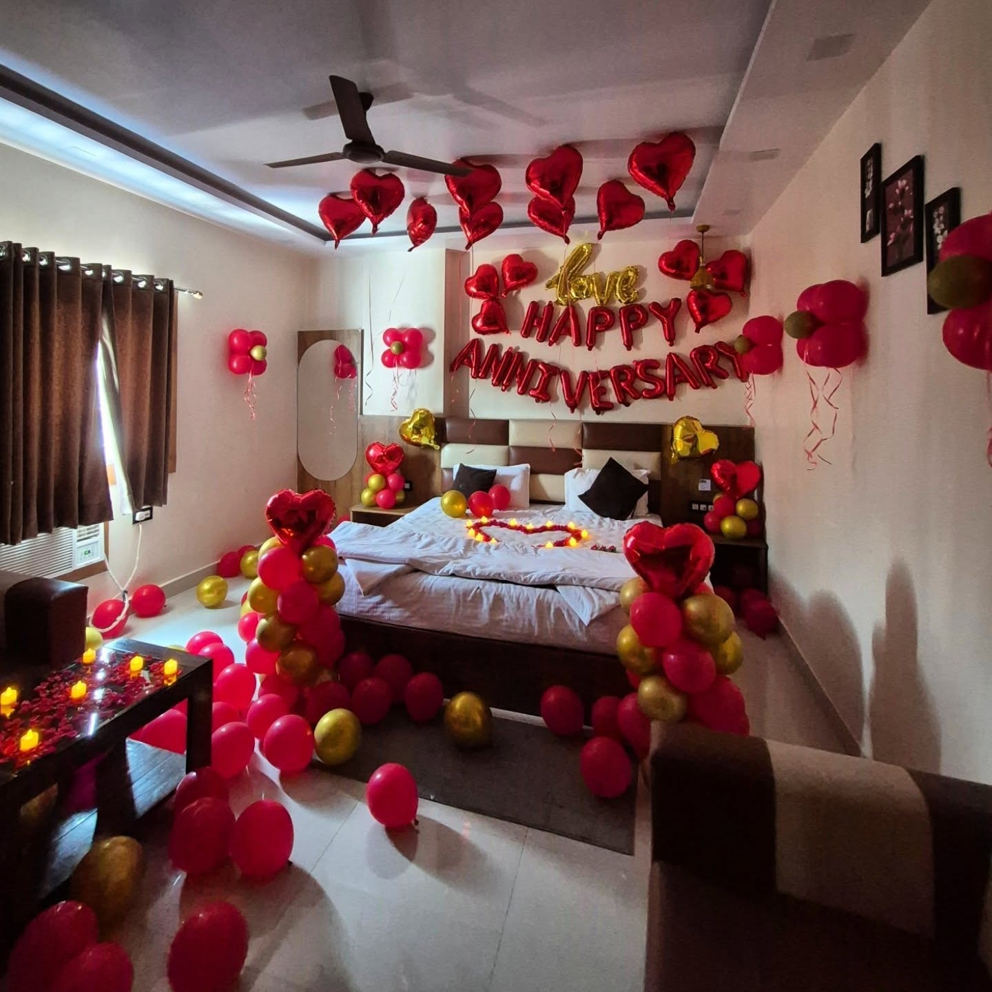 Anniversary decoration at home in Lahore