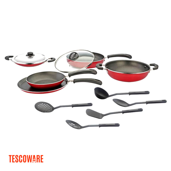 Tescoware Non-Stick Cookware Combo Set