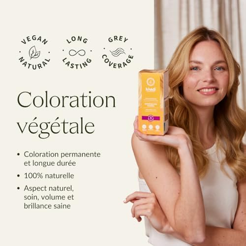 Vue 3 de Khadi Blond Soleil Coloration