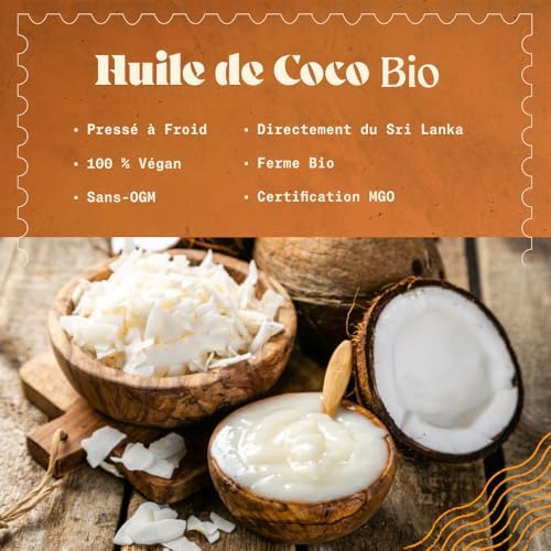Vue 2 de Naturalebio Huile De Coco