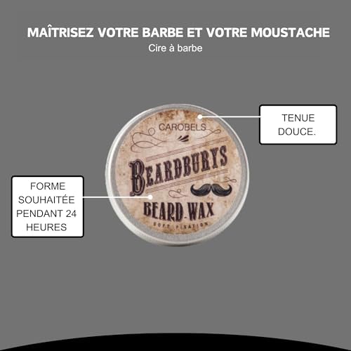 Vue 3 de Beardburys Cire Barbe