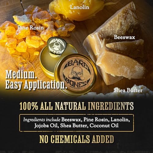 Vue 5 de Cire Moustache Bare Bones